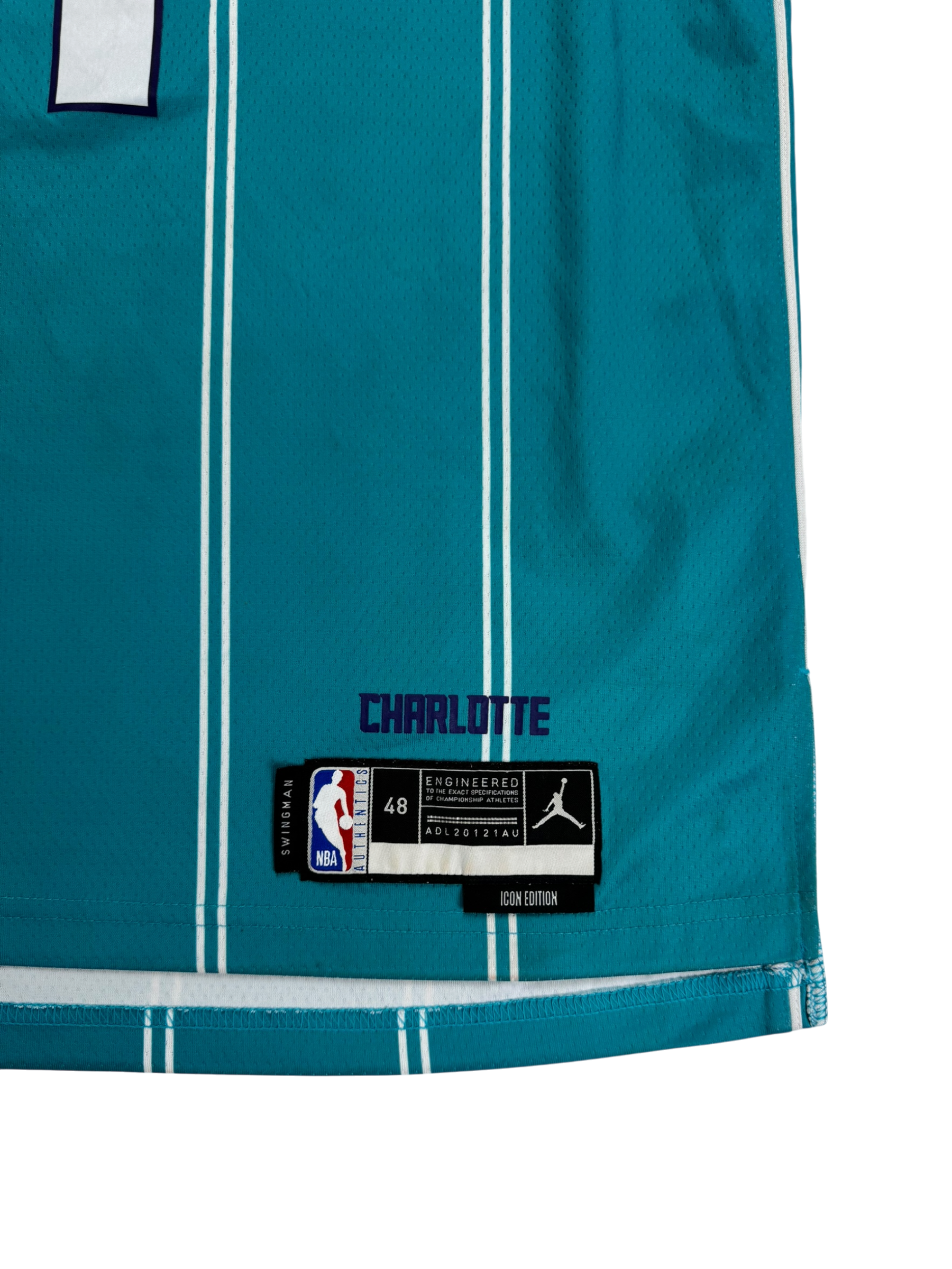 Jordan NBA Jersey | Charlotte  Hornets | LaMelo Ball | Icon Edition